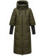 Navahoo Ciao Miau XIV Damen Winterjacke Dark Olive Größe S - Gr. 36