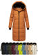 Marikoo Zuraraa lange Damen Winter Steppjacke