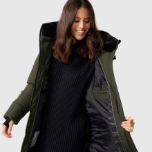 Marikoo Zuraraa XVI Damen Winterjacke Dark Olive Gr&ouml;&szlig;e XXL - Gr. 44