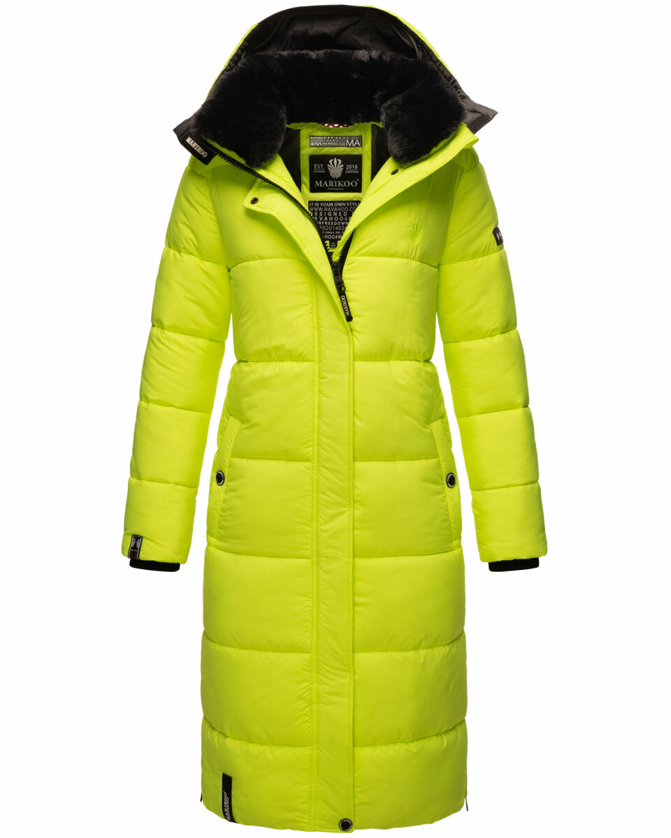 Marikoo Reliziaa ladies winter coat Neon Green Größe XS - Gr. 34