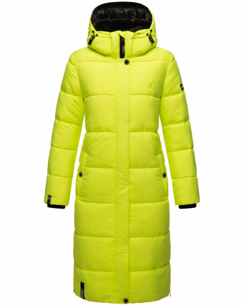 Marikoo Reliziaa Damen Wintermantel Neon Green Größe XS - Gr. 34
