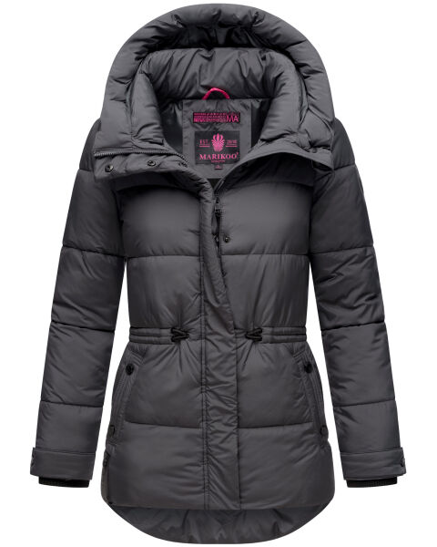 Marikoo Akumaa Damen Winterjacke Anthrazit Größe S - Gr. 36
