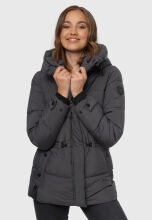 Marikoo Akumaa Damen Winterjacke Anthrazit Größe S - Gr. 36