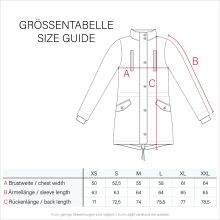 Marikoo Akumaa Damen Winterjacke Anthrazit Größe S - Gr. 36