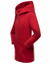 Marikoo Maikoo Damen Trenchcoat Wintermantel Dark Red Größe XS - Gr. 34