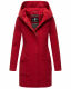 Marikoo Maikoo Damen Trenchcoat Wintermantel Dark Red Größe XS - Gr. 34