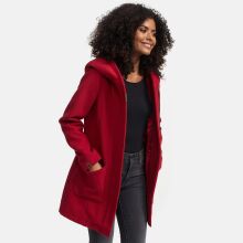 Marikoo Maikoo Damen Trenchcoat Wintermantel Dark Red...