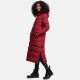 Navahoo Isalie Damen lange Winterjacke gesteppt Dark Red Größe L - Gr. 40