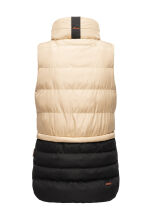 Marikoo Kiraraa Damen Weste B958 Beige-Schwarz Gr&ouml;&szlig;e L - Gr. 40