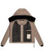 Navahoo Mit Liebe XIV Damen Winter Steppjacke B981 Taupe Grey Größe XS - Gr. 34