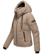 Navahoo Mit Liebe XIV Damen Winter Steppjacke B981 Taupe Grey Gr&ouml;&szlig;e S - Gr. 36