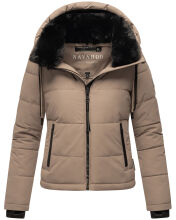 Navahoo Mit Liebe XIV Damen Winter Steppjacke B981 Taupe Grey Gr&ouml;&szlig;e M - Gr. 38