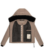 Navahoo Mit Liebe XIV Damen Winter Steppjacke B981 Taupe Grey Gr&ouml;&szlig;e L - Gr. 40