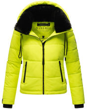 Navahoo Mit Liebe XIV Damen Winter Steppjacke B981 Neon...