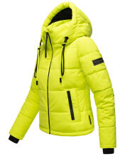 Navahoo Mit Liebe XIV Damen Winter Steppjacke B981 Neon Green Größe S - Gr. 36