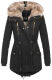 Navahoo Diamond Damen Winterjacke B648a Schwarz Größe M - Gr. 38