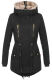 Navahoo Diamond Damen Winterjacke B648a Schwarz Größe M - Gr. 38