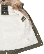 Navahoo Diamond Damen Winterjacke B648a Gruen Größe XS - Gr. 34
