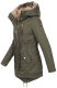 Navahoo Diamond Damen Winterjacke B648a Gruen Größe XS - Gr. 34