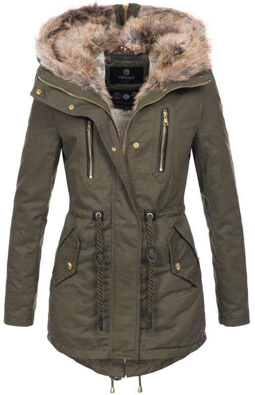 Navahoo Diamond Damen Winterjacke B648a Gruen