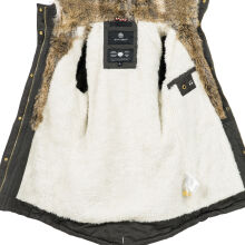 Navahoo Diamond Damen Winterjacke B648a Anthrazit Gr&ouml;&szlig;e S - Gr. 36