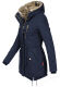 Navahoo Diamond Damen Winterjacke B648a Navy Größe XS - Gr. 34