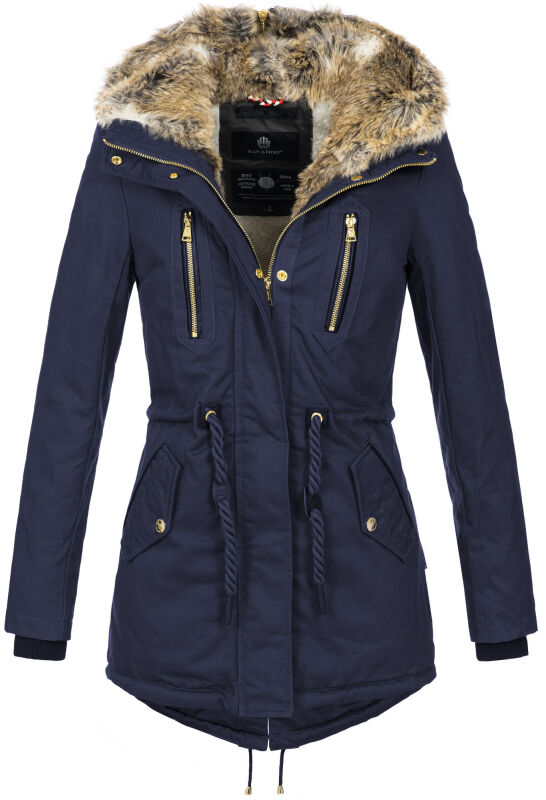 Navahoo Diamond Damen Winterjacke B648a Navy