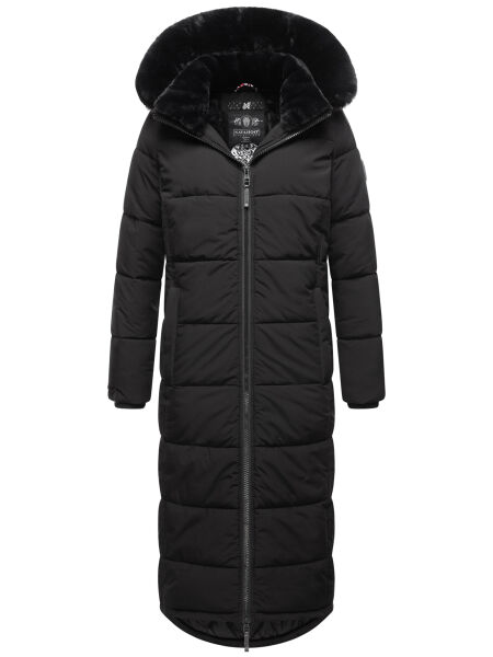 Navahoo Knuddelfee Damen Parka  Schwarz Größe XXL - Gr. 44