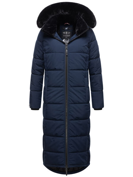 Navahoo Knuddelfee Damen Parka  Navy Größe XS - Gr. 34