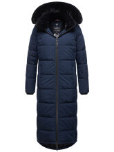 Navahoo Knuddelfee Damen Parka  Navy Größe XS - Gr. 34