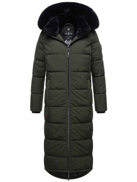 Navahoo Knuddelfee Damen Parka  Olive Größe M - Gr. 38