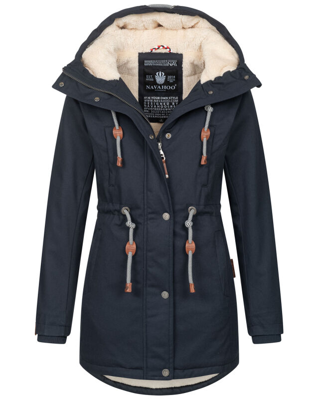 Navahoo Ireliaa Damen Winterjacke Navy Gr&ouml;&szlig;e XXL - Gr. 44