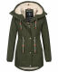 Navahoo Ireliaa Damen Winterjacke Olive Größe M - Gr. 38