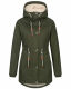 Navahoo Ireliaa Damen Winterjacke Olive Größe M - Gr. 38