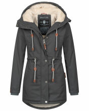 Navahoo Ireliaa Damen Winterjacke Anthrazit Gr&ouml;&szlig;e XXL - Gr. 44