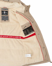 Navahoo Ireliaa Damen Winterjacke Beige Größe M - Gr. 38