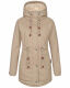 Navahoo Ireliaa Damen Winterjacke Beige Größe M - Gr. 38