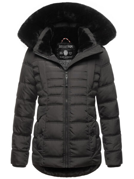 Navahoo Lissandraa Damen Winter Steppjacke Schwarz Größe M - Gr. 38