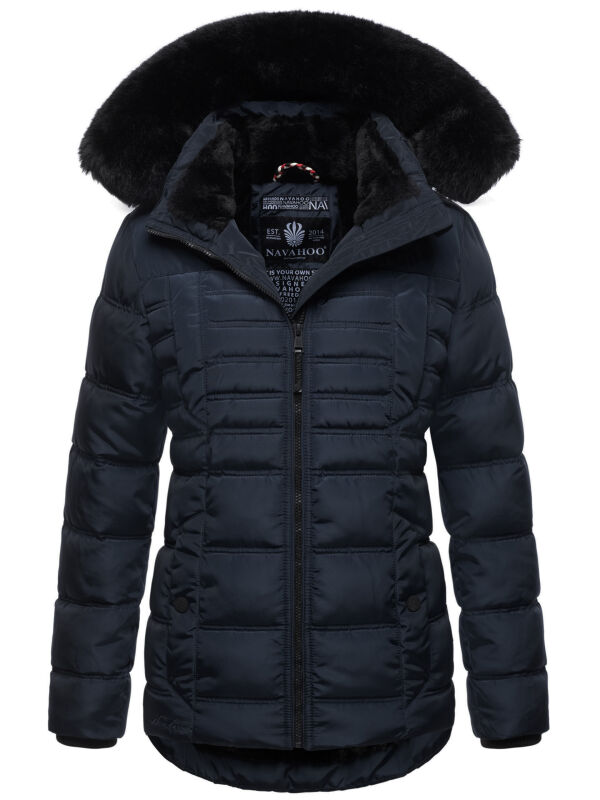 Navahoo Lissandraa Damen Winter Steppjacke Navy Gr&ouml;&szlig;e L - Gr. 40