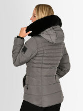 Navahoo Lissandraa Damen Winter Steppjacke Dunkelgrau Gr&ouml;&szlig;e S - Gr. 36