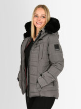Navahoo Lissandraa Damen Winter Steppjacke Dunkelgrau Gr&ouml;&szlig;e M - Gr. 38