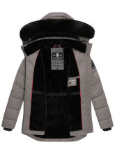 Navahoo Lissandraa Damen Winter Steppjacke Dunkelgrau Gr&ouml;&szlig;e L - Gr. 40