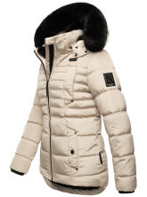 Navahoo Lissandraa Damen Winter Steppjacke Taupe Größe S - Gr. 36