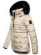 Navahoo Lissandraa Damen Winter Steppjacke Taupe Größe S - Gr. 36