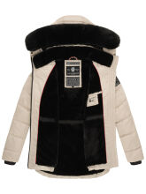 Navahoo Lissandraa Damen Winter Steppjacke Taupe Größe M - Gr. 38