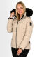 Navahoo Lissandraa Damen Winter Steppjacke Taupe Größe M - Gr. 38