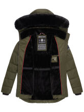 Navahoo Lissandraa Damen Winter Steppjacke Olive Größe XS - Gr. 34