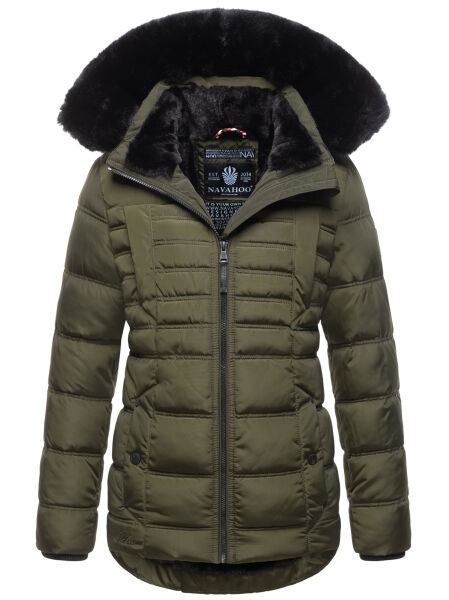 Navahoo Lissandraa Damen Winter Steppjacke Olive Größe M - Gr. 38