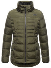 Navahoo Lissandraa Damen Winter Steppjacke Olive Gr&ouml;&szlig;e L - Gr. 40
