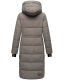 Marikoo Zuraraa XVI Damen lange Winterjacke B989 Grau Größe XS - Gr. 34